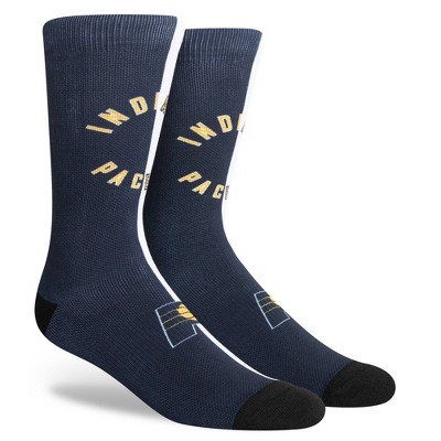 NBA Indiana Pacers Split Crew Socks - L