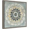 Amanti Art Sunburst (Mandala) by Danhui Nai Canvas Wall Art Print Framed 16 x 16-in. - 3 of 4