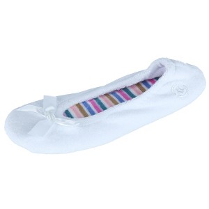 Isotoner Women's Terry Classic Ballerina Slippers - 1 of 4