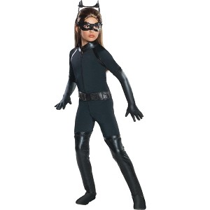 Rubies Girls Deluxe Catwoman Costume X Small - 1 of 2