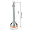 Unique Bargains Carbon Steel Non-Skid Adjustable Furniture Table Feet Leveling Feet 2 Pcs - 2 of 4