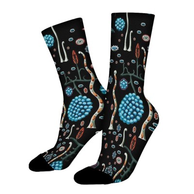 Magical Pattern Women Printed Crew Socks Funny Funky Socks Soft Polyester Novelty Gifts for Artists Men
