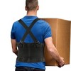 Sport Aid 9 Back Belt With Suspenders Extra Small Black - 3 of 3