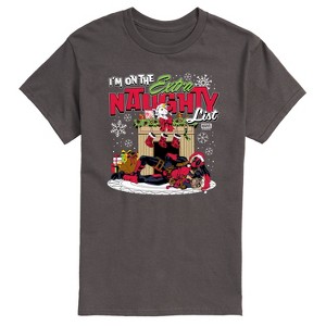 Men's - Marvel - Deadpool Extra Naughty Short Sleeve Graphic T-Shirt - 1 of 4