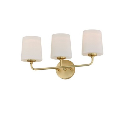 Maxim Lighting Bristol 3 - Light Vanity in  Satin Brass