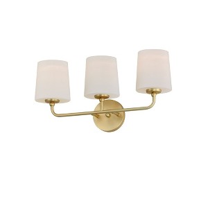 Maxim Lighting Bristol 3 - Light Vanity in  Satin Brass - 1 of 4