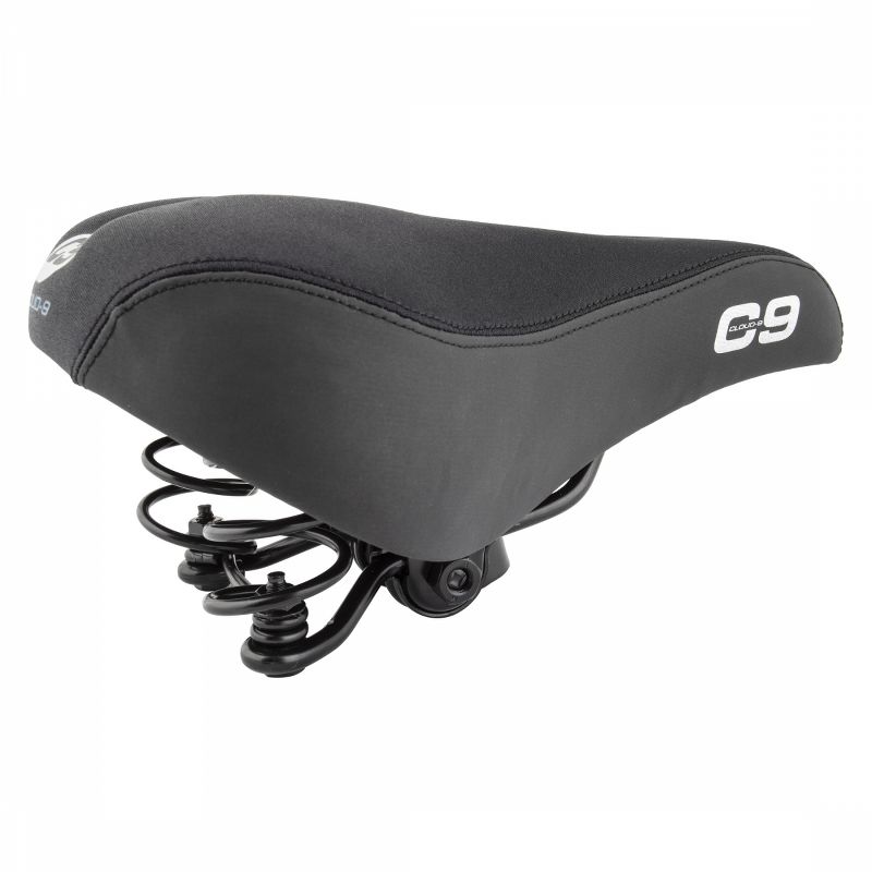 Cloud-9 Unisex Bicycle Comfort Seat Spring - Black Lycra, 5 of 6