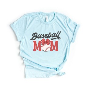 Simply Sage Market Women's Coquette Baseball Mom Short Sleeve Graphic Tee - 1 of 4