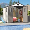 YARDSIGHT Outdoor Storage Shed With Lockable Doors, Metal Frame, Wind & Snow Resistant For Backyard Use - 2 of 4