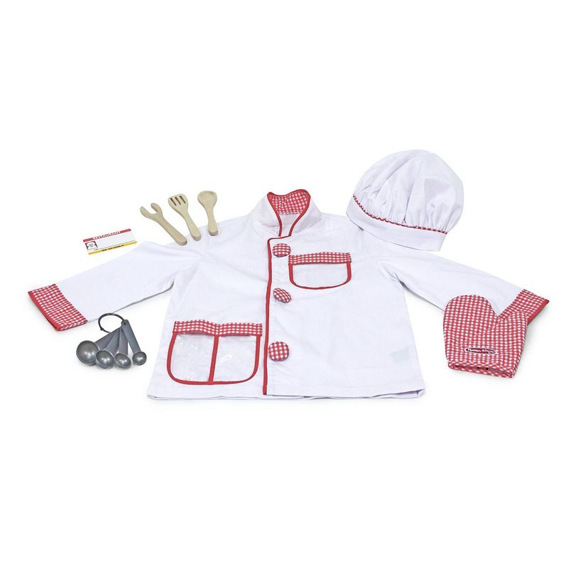 Melissa &#38; Doug Chef Role Play Costume Dress - Up Set With Realistic Accessories, 5 of 18