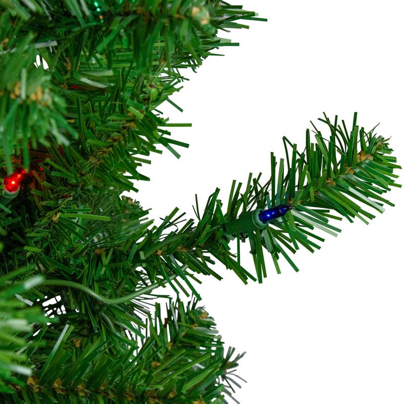 Northlight 7' Pre-Lit Norfolk Spruce Artificial Christmas Tree, Multi Lights, 3 of 7