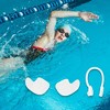 Unique Bargains Waterproof Ear Plugs Nose Clip 1 Set - 3 of 4