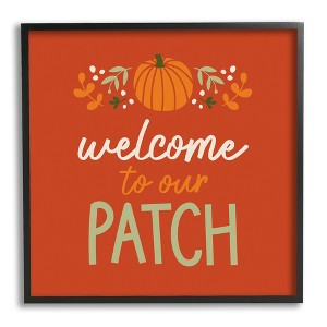 Stupell Industries Welcome Pumpkin Patch Phrase, 12'' x 12'' - 1 of 4