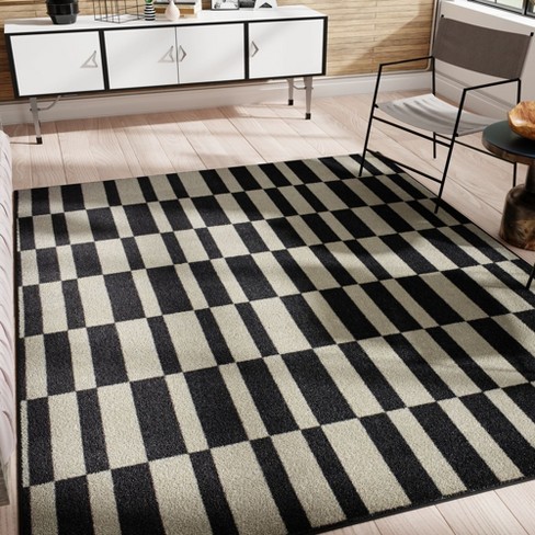 Rugs America Matteo Mt25b Contemporary Geometric Area Rug : Target