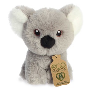 Aurora Mini Koala Eco Nation Eco-Friendly Stuffed Animal Gray 4.5" - 1 of 4