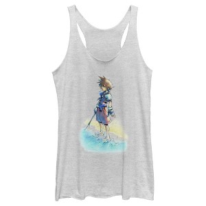 Women's Kingdom Hearts 1 Hero by the Shore Racerback Tank Top - 1 of 4