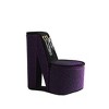 CAVINAS 9" Tall Display Jewelry Box with Hooks High Heel Shoe Design Jewelry Armoire Organizer - 4 of 4