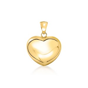 Ross-Simons Italian 18kt Yellow Gold Heart Pendant Size 1.00 - 1 of 4