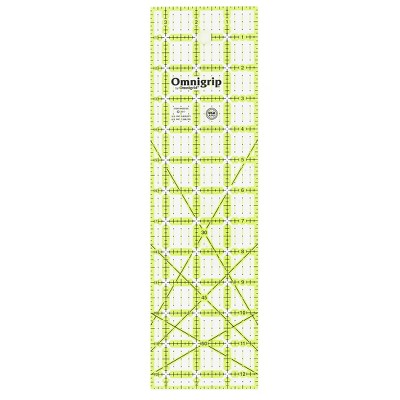 Omnigrid 6 in X 24 Quilting Ruler, 6 x 24, Clear