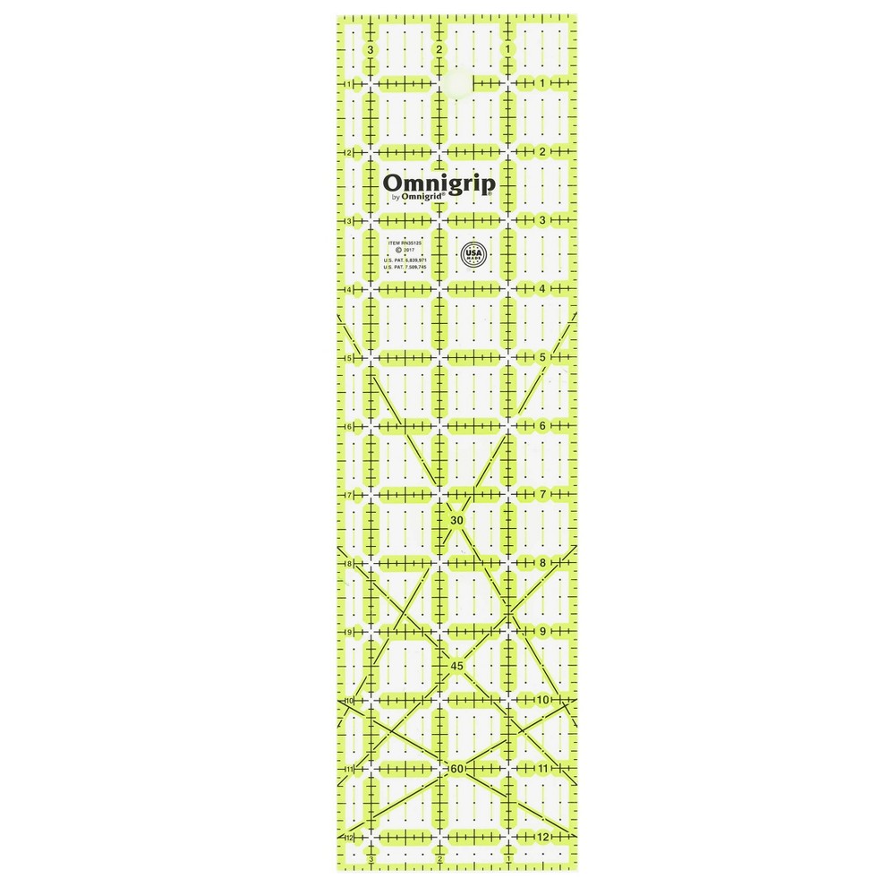 Photos - Accessory Omnigrid 3-1/2" x 12-1/2" Non-Slip Rectangle Quilting Ruler