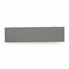 HomeStock X-Style Modern Dining Room Bench with Wooden Seat, 60x15x18 Inch, White/Gray - 4 of 4