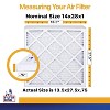 Filter King 14x28x1 Air Filter | 12-PACK | MERV 13 HVAC Pleated A/C Furnace Filters | MADE IN USA | Actual Size: 13.5 x 27.5 x .75" - 2 of 4