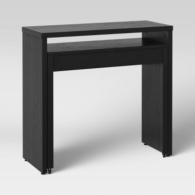 Small Space Pull Out Console Desk Black - Project 62™