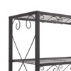 SEVOBAL Nightstands Open Shelf Storage Adjustable Shelving Bed Frame with Storage Headboard Clutter-Free Bedroom Storage, Brown, 27.56"*12.2"*12.2" - 4 of 4