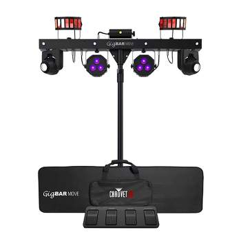 CHAUVET DJ Gig Bar Move 5-in-1 LED Lighting System with 2 Moving Heads,