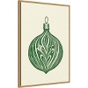 Amanti Art 23"x33" Woodcut Bauble by Pictufy Studio Framed Canvas Wall Art - 2 of 4