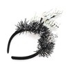 Unique Bargains Halloween Skeleton Hand Pattern Headband Black White 1 Pc - image 4 of 4