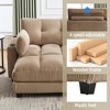 MOONMISS Sleeper Sofa Couch Bed,Oversized Chaise Lounge Chair Cozy Cloud Couch - 4 of 4