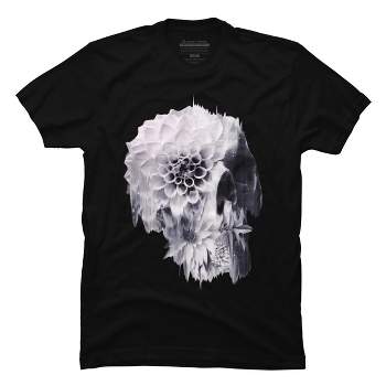 Men's Design By Humans 3d Skull By Adrianfilmore T-shirt - Black - 5x ...