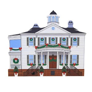 Cat's Meow Village 5.0 Inch Josiah Smith House Christmas Christmas Village , Christmas Charleston, Sc 2024 Series (1PC) - 1 of 3
