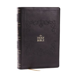 KJV Holy Bible: Personal Size Giant Print, Black Leathersoft, Red Letter, Comfort Print: King James Version - by  Thomas Nelson (Leather Bound) - 1 of 1