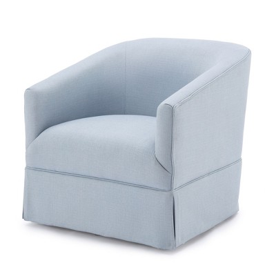 NicBex Polyester Swivel Accent Chair,Upholstered Swivel Living Room Chairs with Curved Backrest,Modern Armchair,Accent Chairs for Living Room