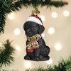 Old World Christmas 4.25 In Holiday Black Labrador Puppy Cherished Best Friend Tree Ornaments - 3 of 3