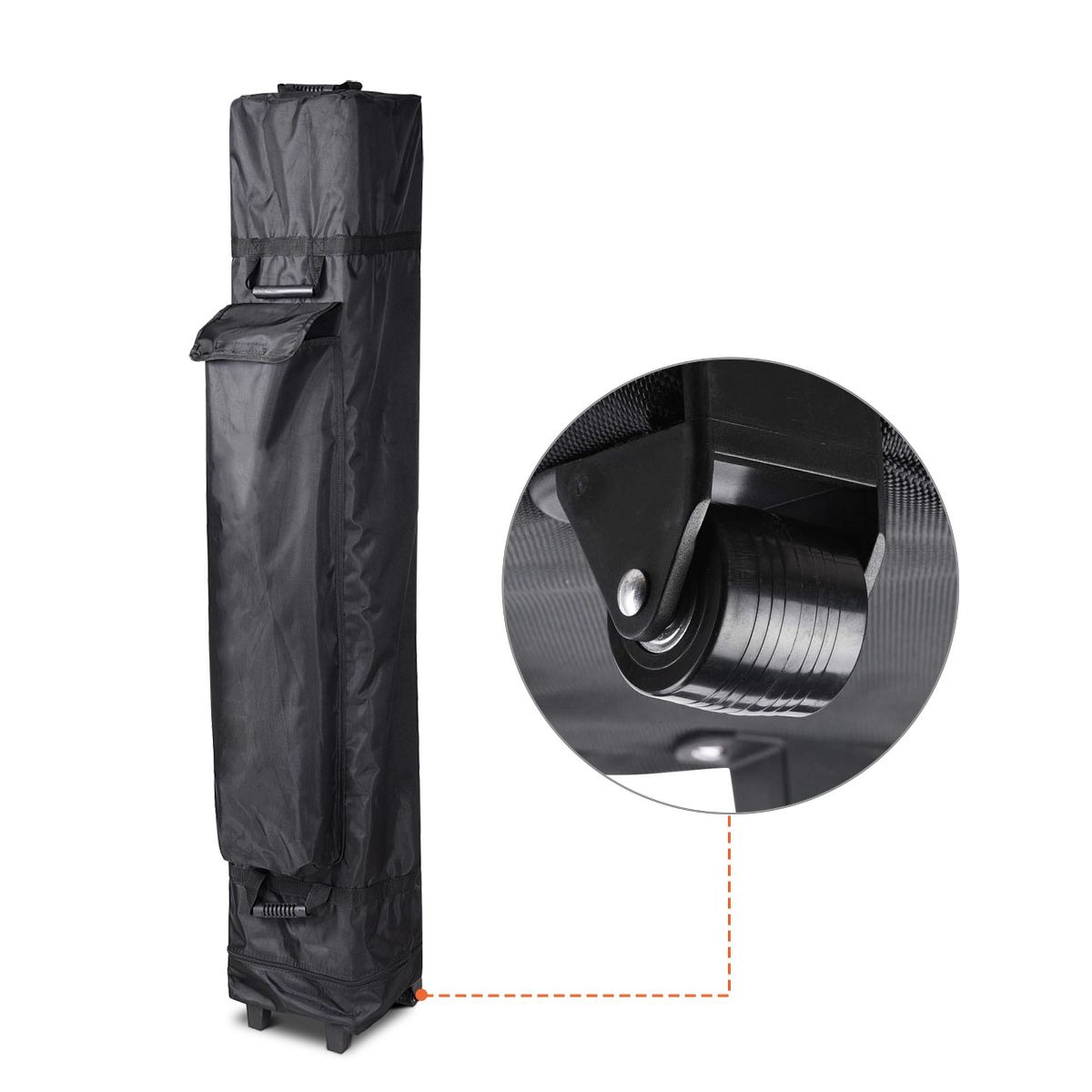 InstaHibit Universal Canopy Carry Bag Wheeled Storage Case for 10x10ft Canopy - thumbnail 8