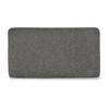 Signature Design by Ashley Gardiner Contemporary Firmly Cushioned Polyester Upholstery Ottoman with Exposed Faux Wood Finish Feet, Dark Gray - 4 of 4