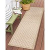 Liora Manne Carmel  Indoor/Outdoor Rug  Sand.. - 3 of 4