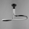 ET2 Lighting Serpentine 1 - Light Semi-Flush Mount in  Black - 2 of 4
