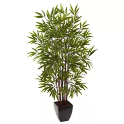 60" Artificial Bamboo Tree in Planter - Nearly Natural
