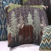 Greenland Home Fashion Black Bear Lodge Pillow Sham - Euro 26x26", Multi - 2 of 3
