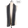 Unique Bargains Men's Fashionable Rectangle Long Knitted Warm Winter Soft Scarves Wrap Shawl - 2 of 4
