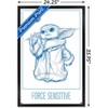 Trends International Star Wars: The Mandalorian: Grogu Moments - Force Sensitive Framed Wall Poster Prints - 3 of 4