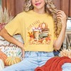 Simply Sage Market Women's Coquette Girl Who Loves Fall Short Sleeve Garment Dyed Tee - 2 of 4
