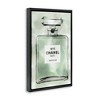 Stupell Industries Minimal Glam Brand Perfume Black Framed Floater Canvas Wall Art - 3 of 4