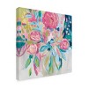 Trademark Fine Art -Farida Zaman 'Summer Pink Floral' Canvas Art - 4 of 4