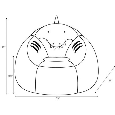 Shark Kids&#39; Bean Bag Chair - Pillowfort&#8482;