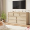 Nursery 6/7 Drawer Dresser for Bedroom, Modern Double Dresser Organizer with 6/7 Drawers Large Storage, Wooden Chest of Drawers - 2 of 4